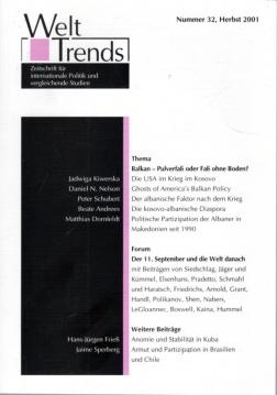 Balkan - Pulverfass oder Fass ohne Boden?: Forum: Der 11. September und die Welt danach