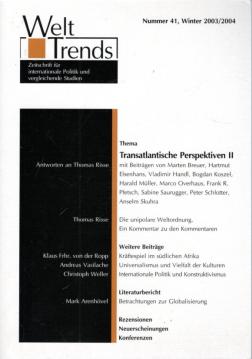 Transatlantische Perspektiven II (WeltTrends)