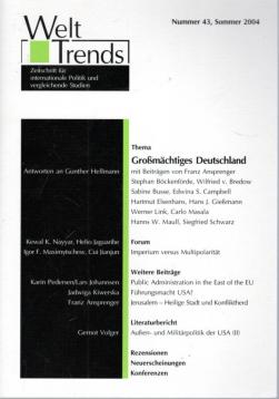 Grossmächtiges Deutschland (WeltTrends)