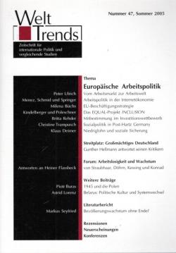Europäische Arbeitspolitik (WeltTrends)