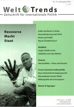 Ressource Macht Staat (WeltTrends / Zeitschrift für internationale Politik)