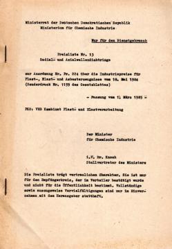 Preisliste Nr. 13: Radial- und Axialwellendichtringe