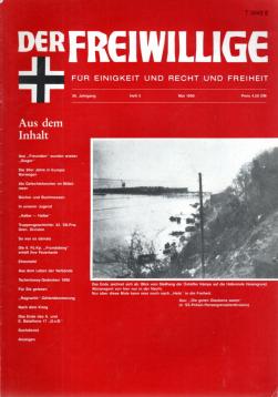 Der Freiwillige. Für Einigkeit und Recht und Freiheit 36. Jg, Heft 5