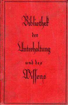 Bibliothek der Unterhaltung und des Wissens Jahrgang 1926 Band 4