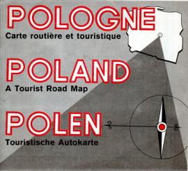 POLOGNE Carte routiere et touristique - POLAND a Tourist Map - POLEN touristische Autokarte.