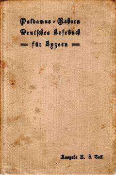 Deutsches Lesebuch für Lyzeen, Ausgabe E, Fünfter Teil, Klasse V (Sechstes Schuljahr)