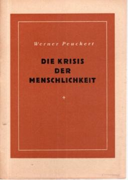 Die Krisis der Menschlichkeit