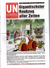 UN Unabhängige Nachrichten - Wahrheit - Klarheit - Offenheit 52. Jhg 2020
