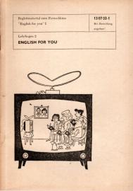 English for you, Lehrbogen 2