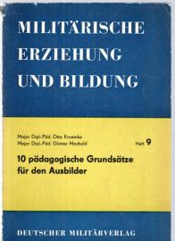 10 pädagogische Grundsätze für den Ausbilder