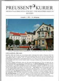Preussen Kurier Heimatnachrichten für Ost- und Westpreussen in Bayern 12. Jhg. Ausg. 1/2021 