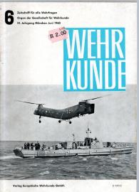 WEHRKUNDE : Zeitschrift für alle Wehrfragen. IX. Jahrgang, Heft 6(1960)