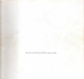 Gewandhaus zu Leipzig Konzertjahr 1984/85