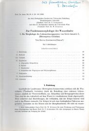 Zur Funktionsmorphologie der Wasserläufer. I. Die Morphologie des Lokomotionsapparates von Gerris lacustris L. (Heteroptera : Gerridae) 