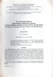 Über Sirenendarstellungen wahrscheinlich romanischen Ursprungs in einem Südtiroler Kirchlein und über Sirenen im allgemeinen