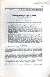 Die älteste Ammoniten-Fauna im Aptium Nordwest-Deutschlands 