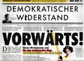 Demokratischer Widerstand. Wochenzeitung Nr. 60 ab 28. August 2021