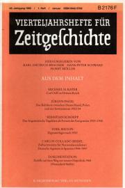 Vierteljahreshefte für Zeitgeschichte. 43. Jahrgang 1995. - 1. Heft / Januar 