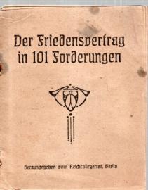 Der Friedensvertrag in 101 Forderungen