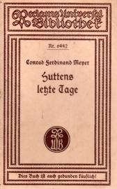 Huttens letzte Tage 
