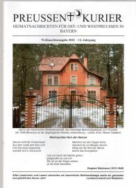 Preussen Kurier Heimatnachrichten für Ost- und Westpreussen in Bayern 12. Jhg. Weihnachstausgabe 2021