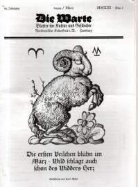 Die Warte : Blätter für Kultur und Geschichte. 40. Jahrgang MMXIII Folge 3 Lenzing/März