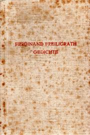Gedichte von Ferdinand Freiligrath