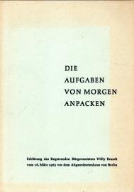 Die Aufgaben von morgen anpacken. Die Aufgaben von morgen anpacken.