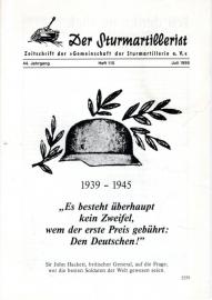 Der Sturmartillerist. Zeitschrift der Gemeinschaft der Sturmartillerie e.V. 44. Jahrgang, Heft 110, Juli 1995 Der Sturmartillerist. Zeitschrift der Gemeinschaft der Sturmartillerie e.V. 44. Jahrgang, Heft 110, Juli 1995