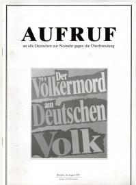 Aufruf an alle Deutschen zur Notwehr gegen die Überfremdung