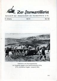 Der Sturmartillerist. Zeitschrift der Gemeinschaft der Sturmartillerie e.V. 31. Jahrgang, Heft 76, Mai 1981