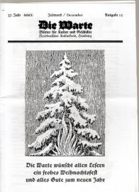 Die Warte : Blätter für Kultur und Geschichte. 37. Jhg. MMX, Ausgabe 12 Julmond 