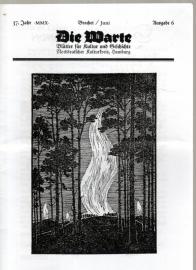 Die Warte : Blätter für Kultur und Geschichte. 37. Jhg. MMX, Ausgabe 6 Brachet/Juni