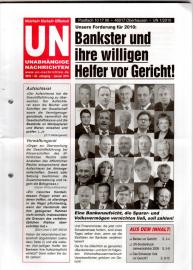 UN Unabhängige Nachrichten - Wahrheit - Klarheit - Offenheit 42. Jhg. 2010