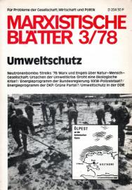 Marxistische Blätter 3/78: Umweltschutz Marxistische Blätter 3/78: Umweltschutz