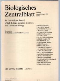 Biologisches Zentralblatt, 94. Band (1975), Heft 1