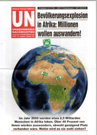 UN Unabhängige Nachrichten - Wahrheit - Klarheit - Offenheit. 50. Jhg 2018, Oktober 