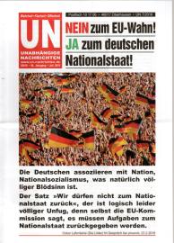 UN Unabhängige Nachrichten - Wahrheit - Klarheit - Offenheit. 50. Jhg 2018, Juli 