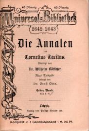 Die Annalen Erster Band , Buch I - VI