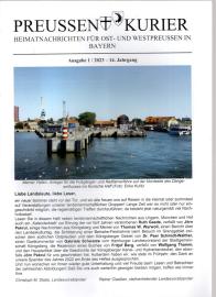 Preussen Kurier Heimatnachrichten für Ost- und Westpreussen in Bayern 14. Jhg.  Ausgabe 1/2023