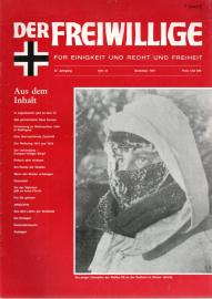 Der Freiwillige. Für Einigkeit und Recht und Freiheit 37. Jg, Heft 12 (Dez. 1991)