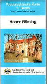 Hoher Fläming. Topographische Karte. 1 : 50 000. Ausgaben mit Wanderwegen