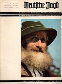 Deutsche Jagd - Mit den amtlichen Nachrichten der deutschen Jagdbehörden und Jagdgebrauchshundfachschaften - Jg. 1940, Nr. 19/20