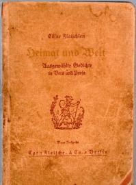 Heimat und Welt. Ausgewählte Gedichte und Prosa. 