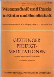 Ordnung der Predigttexte, fünfte Reihe, 1.Advent bis Sexagesimae Ordnung der Predigttexte, fünfte Reihe, 1.Advent bis Sexagesimae