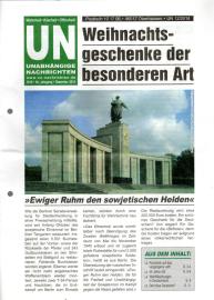 UN Unabhängige Nachrichten - Wahrheit - Klarheit - Offenheit. 46. Jhg. Dezember 2014