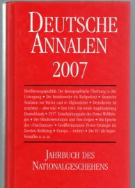 Deutsche Annalen 2007 - Jahrbuch des Nationalgeschehens Deutsche Annalen 2007 - Jahrbuch des Nationalgeschehens