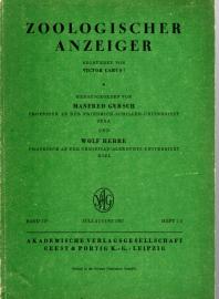 Zoologischer Anzeiger. Band 179, Heft 1/2