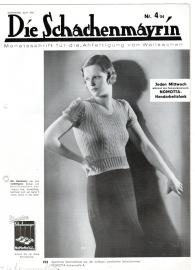 Die Schachenmayrin : Monatsschrift für die Anfertigung von Wollsachen Heft 4(1934)