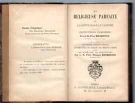 La religieuse parfaite ou la piété dans le cloître